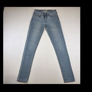 Levi's 711 Skinny Jeans Womens 27x30 Light Wash Stretch Denim Mid Rise